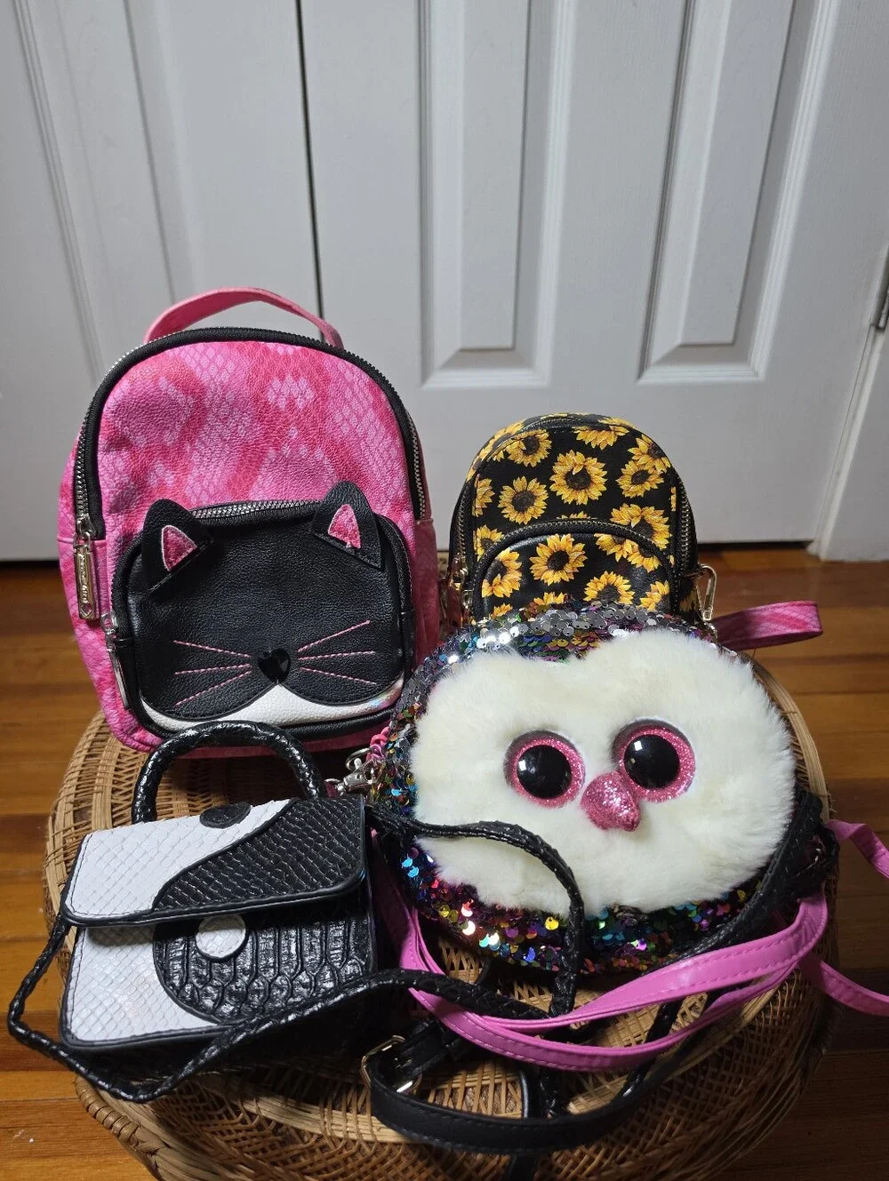 Bundle Of 4 Assorted Little Girl Mini Bags